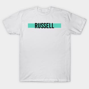 George Russell Driver Name - 2022 Season #4 T-Shirt